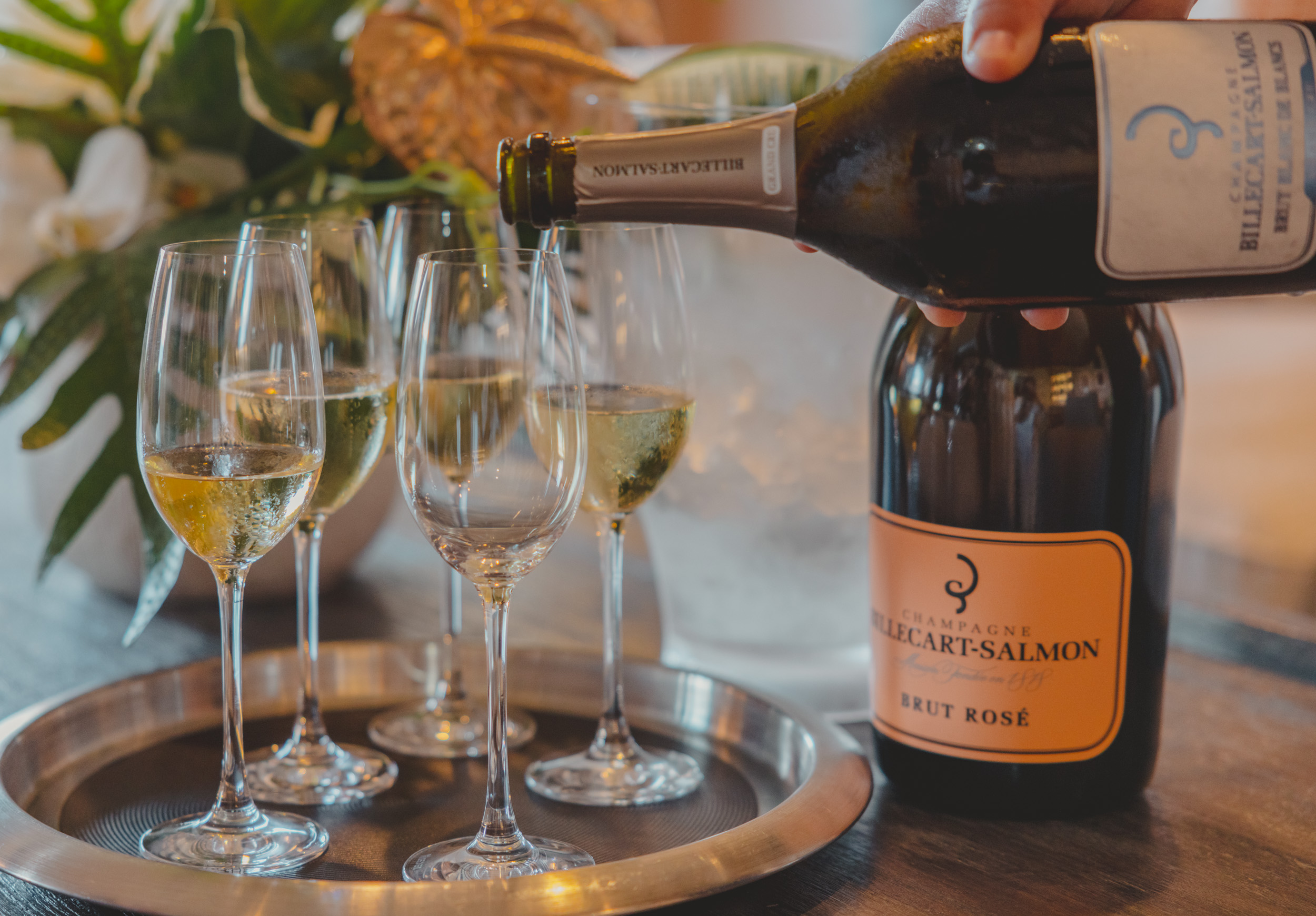 Champagne for holiday toasts and parties