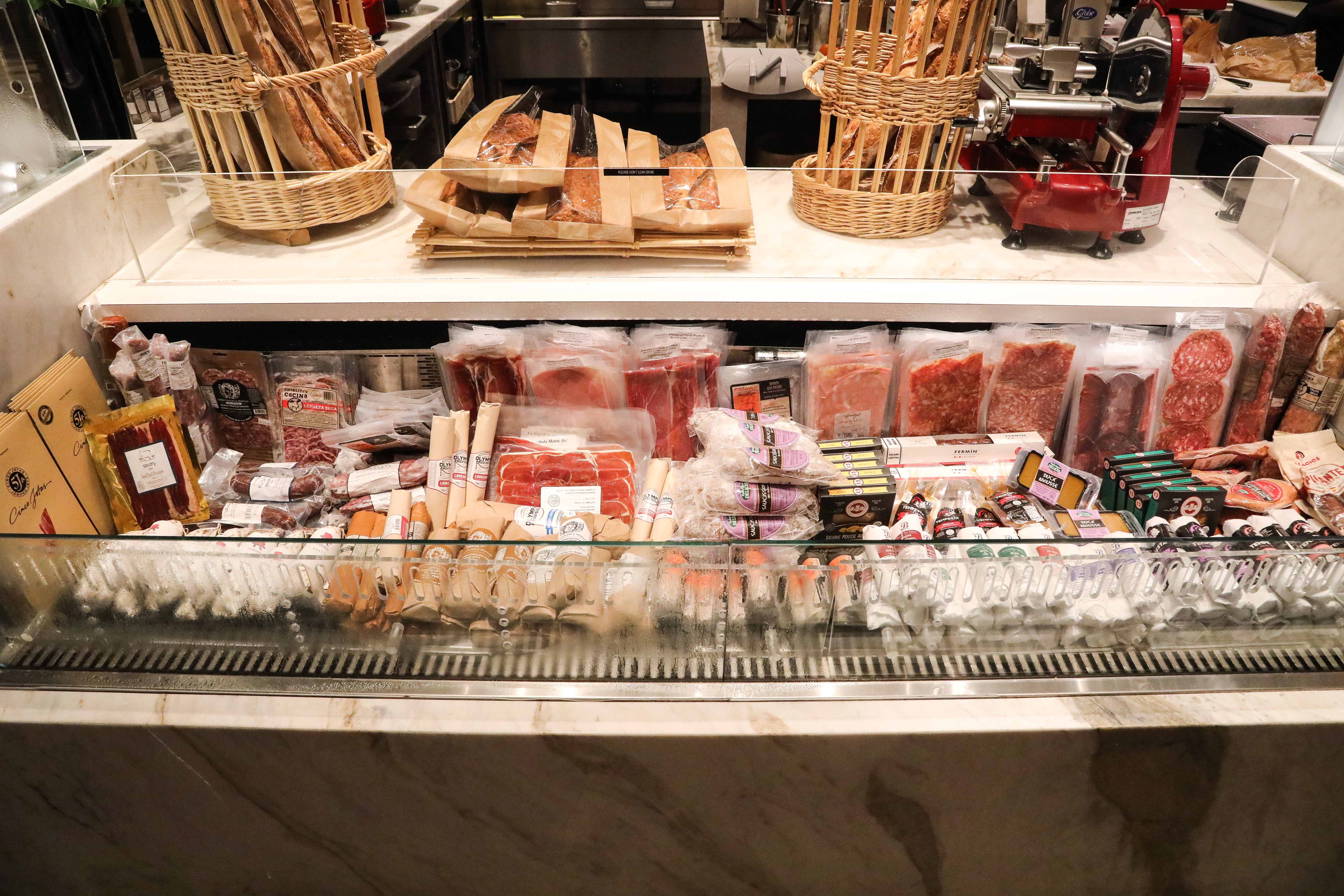 Premium charcuterie and cured meats at Wally's
